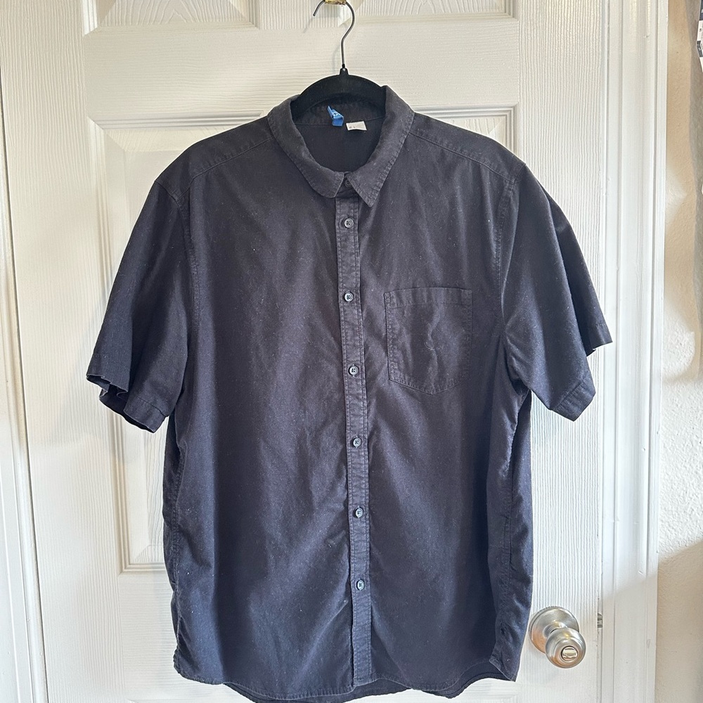 Men's Breathable Short Sleeve Buttondown